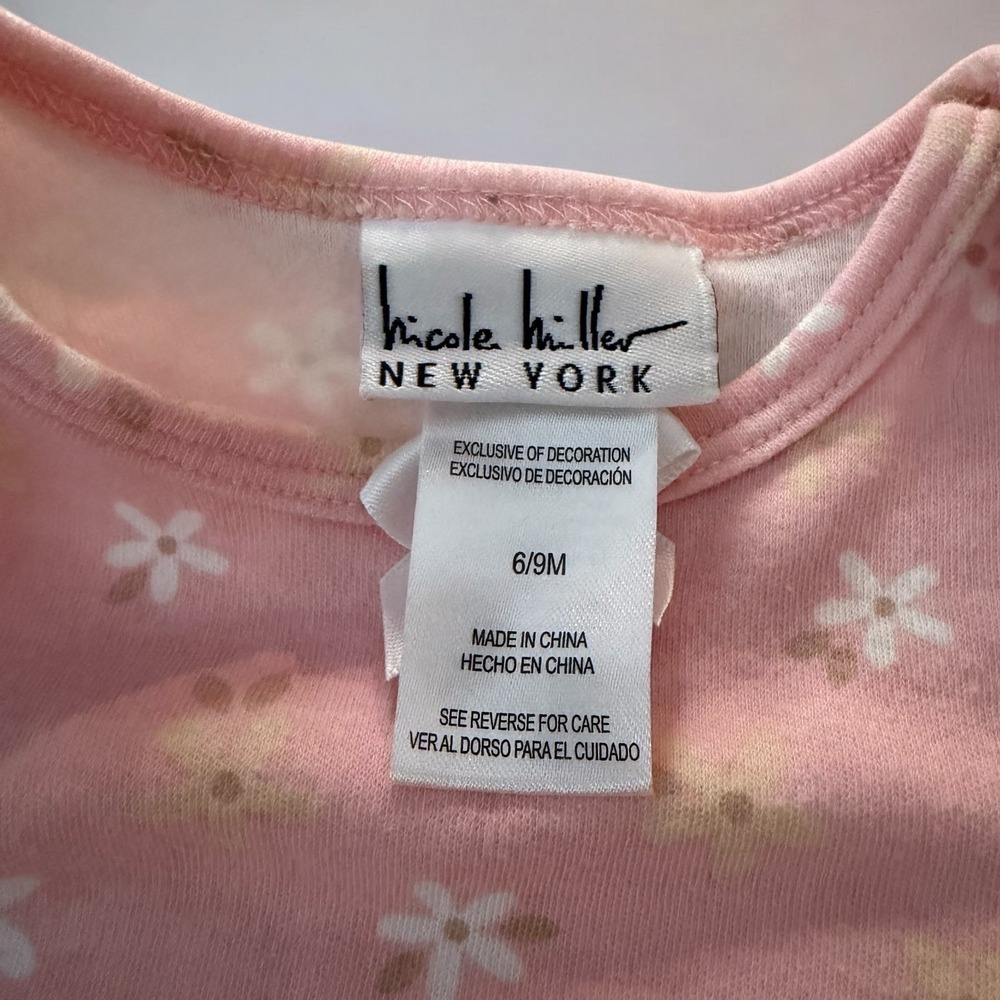 Nicole Miller New York Baby Outfit 6/9 Months - Picture 3 of 3